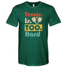 Load image into Gallery viewer, Tennis Heathered Tee