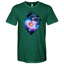 Load image into Gallery viewer, Cosmic Heart Heathered Tee