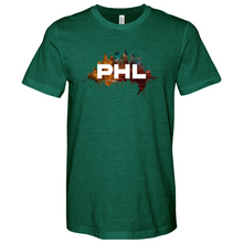 Load image into Gallery viewer, PHL Skyline Splatter Tee