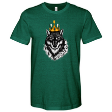 Load image into Gallery viewer, Wolf With Crown Min Heathered Tee