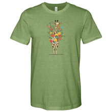 Load image into Gallery viewer, Giraffe Bouquet Heathered Tee