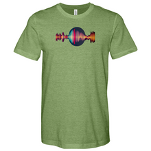 Load image into Gallery viewer, Frequency Waves Orb Heathered Tee