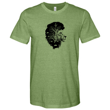 Load image into Gallery viewer, A Black and White Lion Heathered Tee