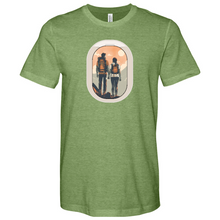 Load image into Gallery viewer, Hiking Couple Heathered Tee