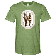 Load image into Gallery viewer, Hiking Couple 3 Heathered Tee