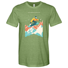 Load image into Gallery viewer, Flying Snowboarding Heathered Tee