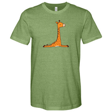 Load image into Gallery viewer, Downward Giraffe Pose Heathered Tee