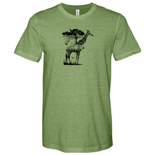 Load image into Gallery viewer, Giraffe Wildlife Heathered Tee