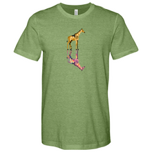 Load image into Gallery viewer, Giraffe Reflection Heathered Tee