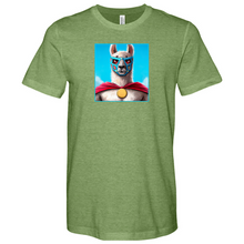 Load image into Gallery viewer, Llama Luchidor Blue Heathered Tee