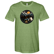Load image into Gallery viewer, Forest Campfire Heathered Tee
