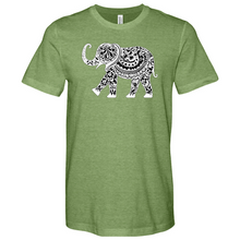Load image into Gallery viewer, Boho Elephant Heathered Tee