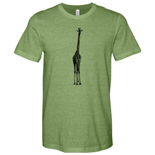 Load image into Gallery viewer, Giraffee Art Heathered Tee