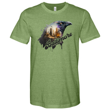 Load image into Gallery viewer, Baltimore Ravens Heathered Tee