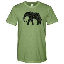 Load image into Gallery viewer, Elephant Mandala Heathered Tee
