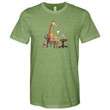 Load image into Gallery viewer, Professor Giraffe Heathered Tee