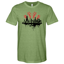 Load image into Gallery viewer, Chicago 4 Star Heathered Tee