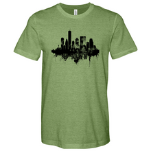 Load image into Gallery viewer, Houston Oil Skyline Heathered Tee