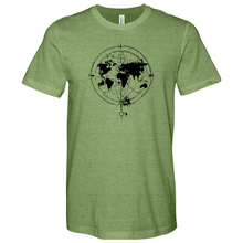 Load image into Gallery viewer, World Map Heathered Tee