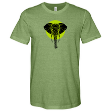 Load image into Gallery viewer, Geometric Elephant Heathered Tee