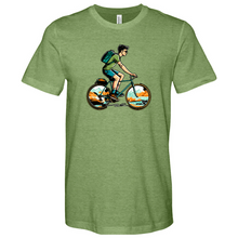 Load image into Gallery viewer, A Young Man Riding a Cycle Heathered Tee
