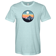 Load image into Gallery viewer, Mountain Sunset Heathered Tee