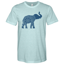 Load image into Gallery viewer, Mandala Elephant Heathered Tee