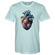 Load image into Gallery viewer, Flowing Heart Heathered Tee