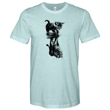Load image into Gallery viewer, Cat Reflection Heathered Tee