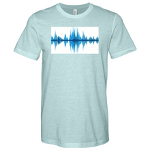 Load image into Gallery viewer, Blue Frequency 02 Heathered Tee