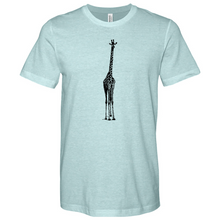 Load image into Gallery viewer, Giraffee Art Heathered Tee