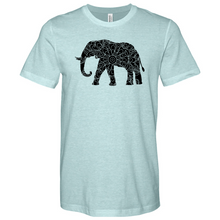 Load image into Gallery viewer, Elephant Mandala Heathered Tee