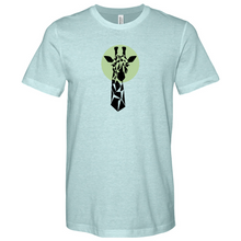 Load image into Gallery viewer, Giraffe Art Heathered Tee
