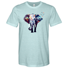 Load image into Gallery viewer, Geometric Elephant Heathered Tee