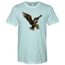 Load image into Gallery viewer, Green Eagle & Bell Heathered Tee