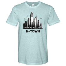 Load image into Gallery viewer, Houston Skyline City Heathered Tee