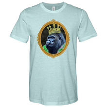 Load image into Gallery viewer, Monkey With Green Jacket in a Gold Frame Heathered Tee