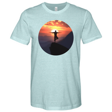 Load image into Gallery viewer, Sunset Yoga Heathered Tee