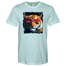 Load image into Gallery viewer, Bengal Face Wglasses Heathered Tee