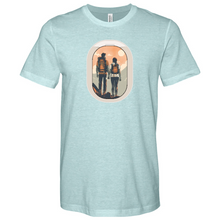 Load image into Gallery viewer, Hiking Couple Heathered Tee