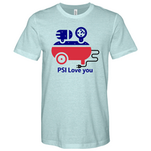 Load image into Gallery viewer, Psi Love You Heathered Tee