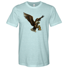 Load image into Gallery viewer, Green Eagle & Bell Heathered Tee