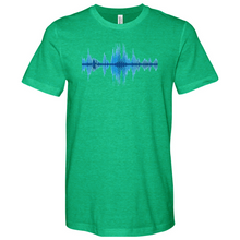 Load image into Gallery viewer, Blue Frequency Heathered Tee