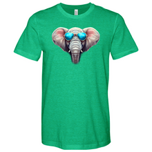 Load image into Gallery viewer, Elephant Light Blue Heathered Tee