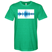 Load image into Gallery viewer, Blue Frequency 02 Heathered Tee