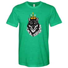 Load image into Gallery viewer, Wolf With Crown Min Heathered Tee