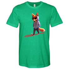 Load image into Gallery viewer, Hoodie Fox Heathered Tee