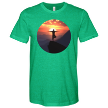 Load image into Gallery viewer, Sunset Yoga Heathered Tee