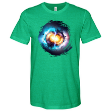 Load image into Gallery viewer, Colliding Atoms 02 Heathered Tee