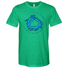 Load image into Gallery viewer, Blue Circle Heathered Tee
